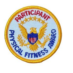 Girl Scouts of America Embroidered Patch Physical Fitness Award u